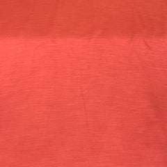 Rust Plain Satin Linen Fabric