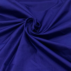 Navy Blue Plain Pure Silk Fabric