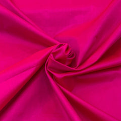 Two Tone Rani Pink Plain Pure Silk Fabric