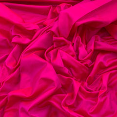 Two Tone Rani Pink Plain Pure Silk Fabric
