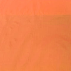 Two Tone Light Orange Plain Pure Silk Fabric