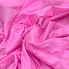 Taffy Pink Plain Pure Silk Fabric