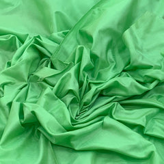 Dark Mint Green Plain Pure Silk Fabric