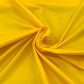 Bright Yellow Plain Pure Silk Fabric