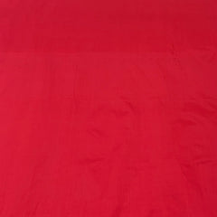 Blood Red Plain Pure Silk Fabric