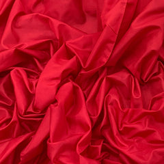 Blood Red Plain Pure Silk Fabric