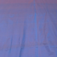 Two Tone Berry Blue Plain Pure Silk Fabric