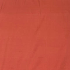 Rust Orange Plain Pure Silk Fabric