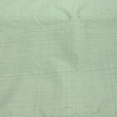 Pastle Green Plain Raw Silk Fabric
