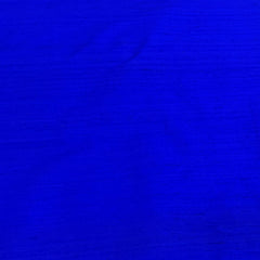 Persian Blue Plain Raw Silk Fabric