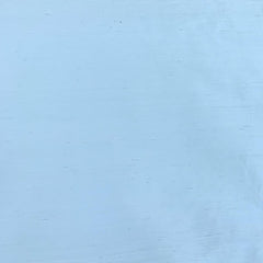 Sky Blue Plain Raw Silk Fabric