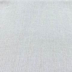 White Stripe Design Linen Printed Fabric