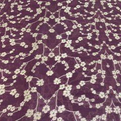 Dupion Silk Zari Jal Brocade