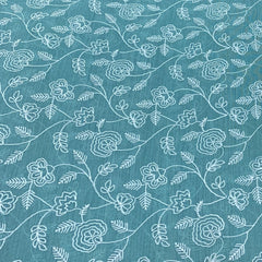 Munga Silk Embroidery Fabric