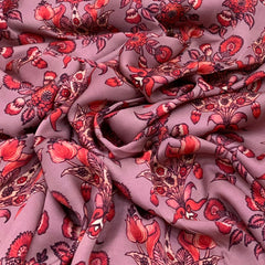Modal Satin Printed Fabric