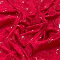 Chinon Chiffon Embroidery Fabric