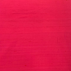 Hot Pink Plain Raw Silk Fabric
