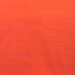 Two Tone Orange Plain Raw Silk Fabric