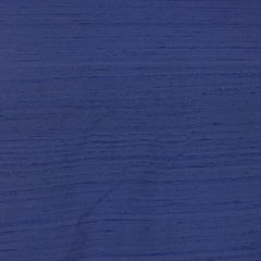 Admiral Blue Plain Raw Silk Fabric