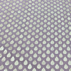Light Mauve Chanderi Brocade