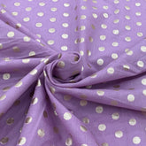 Lavender Chanderi Brocade