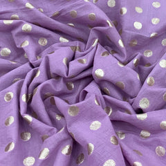 Lavender Chanderi Brocade
