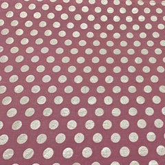 Carrot Pink Chanderi Brocade