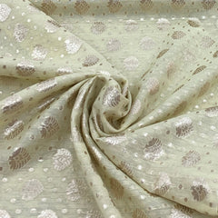 Mint Green Chanderi Brocade