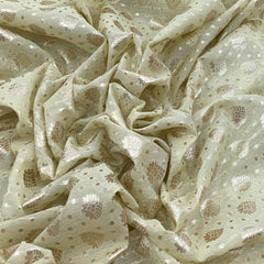 Mint Green Chanderi Brocade