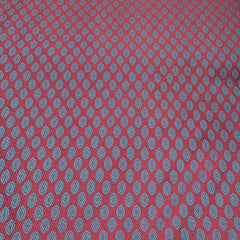 Maroon / Blue Two Tone Banarasi Brocade