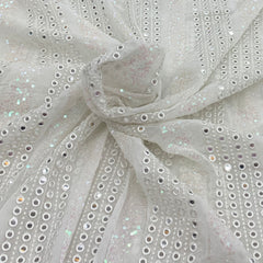 Georgette Embroidery Fabric