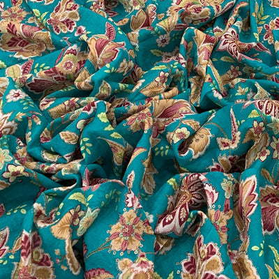 Rayon Cotton Embroidery Fabric