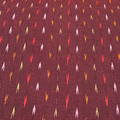 Ikkat Cotton Printed Fabric
