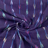 Ikkat Cotton Printed Fabric