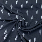 Ikkat Cotton Printed Fabric