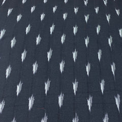 Ikkat Cotton Printed Fabric