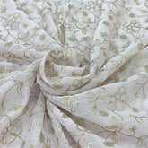 Baby Pink Jal Mul Chanderi Sequins Embroidery