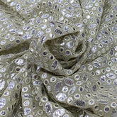 Light Green Gota Georgette Embroidery