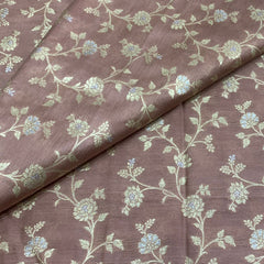Nude Pink Jal Silk Brocade