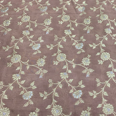 Nude Pink Jal Silk Brocade