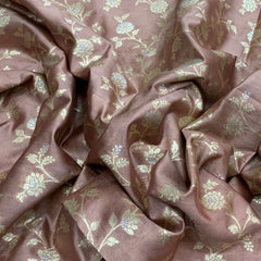 Nude Pink Jal Silk Brocade
