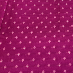 Magenta Dupion Silk Brocade
