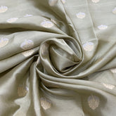 Light Green Dupion Silk Brocade