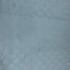 Pastel Blue Silk Brocade