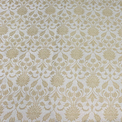 Cream Jal Silk Brocade