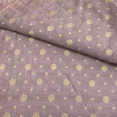 Lavender Flower Butti Silk Brocade