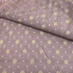 Lavender Flower Butti Silk Brocade