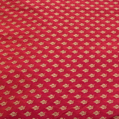Bright Pink Floral Butti Silk Brocade