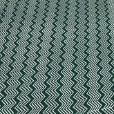 Green Zig Zag Print