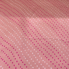 Pastel Pink Bandhini Print